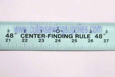 Fairgate 12 Center Finding Ruler, 1-3/4 Wide, 23-112 Made in USA