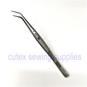 Six Inch Bent Serger Sewing Machine Tweezers