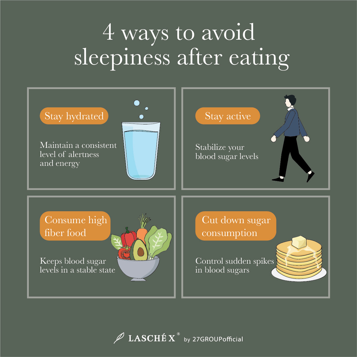 4 ways to avoid sleepiness after eating