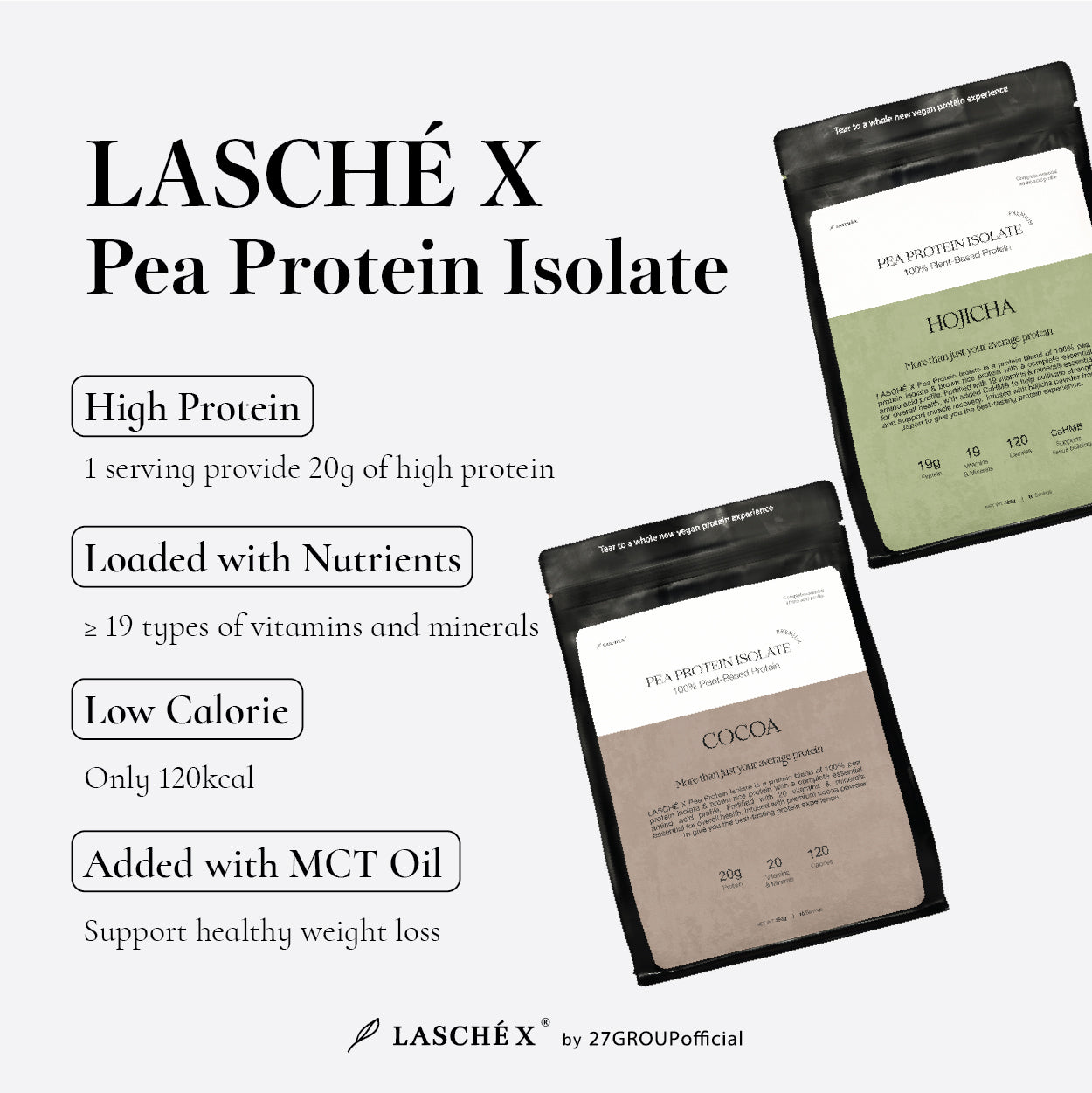 benefits of lasché x pea protein isolate