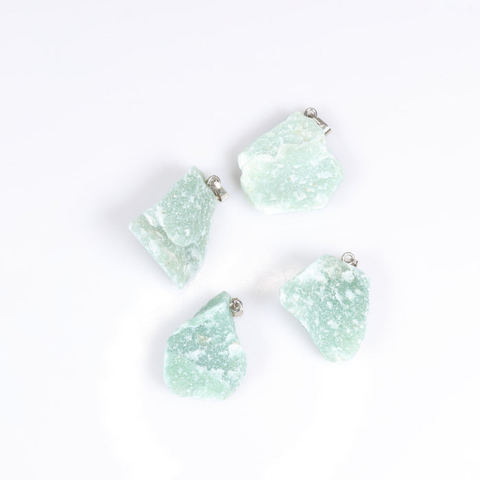 Amazonite Raw Pendants, 10 Pieces in a Pack, #018
