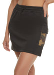 Womens Camo Pocket Mini Skirt, ,