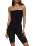 Womens Seamless Ribbed Strapless Romper, ,