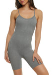 Womens Seamless Ribbed Cami Romper, ,