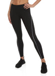 Womens Contrast Piping Side Detail Leggings, ,