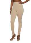 Womens Ruched  Leggings by Rainbow Shops