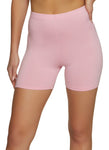 Womens Soft Knit Biker Shorts, ,