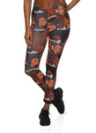 Womens Blessed Graphic Leggings, ,
