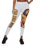 Womens Good Vibes Only Graphic Leggings, ,