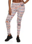 Womens Print  Leggings by Rainbow Shops