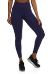 Womens Waffle Knit Waistband Detail Leggings, ,