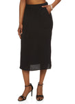 Womens Airy Pocket Midi Skirt, ,