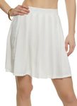 Womens High Waisted Pleated Skirt, ,