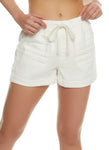 Womens Almost Famous Denim Drawstring Shorts, ,