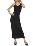 Scoop Neck Sleeveless Spaghetti Strap Maxi Dress