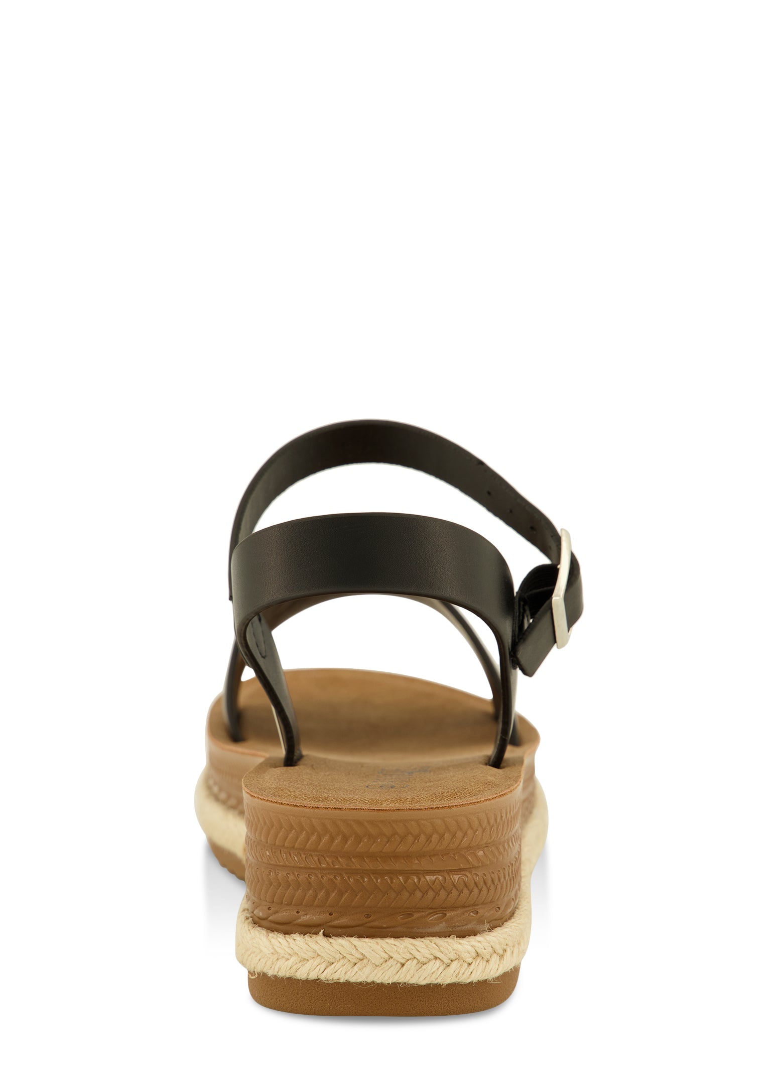 Womens Espadrille Trim Ankle Strap Wedge Sandals,