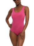 Womens Sleeveless Scoop Neck Bodysuit, ,