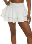 Womens Tiered Skort, ,