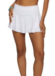 Womens High Waisted Tennis Skirt, ,