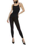 Womens Solid Scoop Neck Cami Jumpsuit, ,