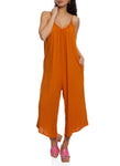 V-neck Knit Sleeveless Jumpsuit