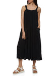 Womens Square Neck Wide Leg Jumpsuit, ,