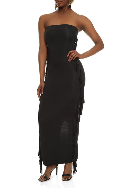 Strapless Tube Sleeveless Maxi Dress