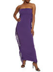 Strapless Tube Sleeveless Maxi Dress