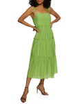 Tiered Sleeveless Dress by Rainbow Shops