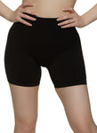 Womens Seamless Wide Waistband Biker Shorts, ,