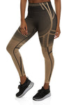 Womens High Waist Seamless Geometric Leggings, ,