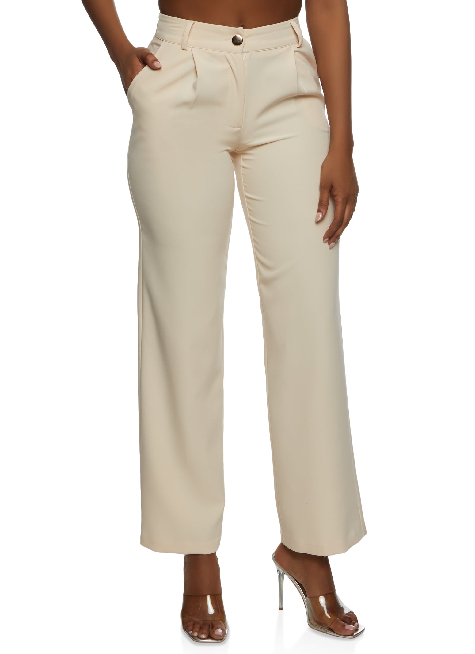 GuGsi Women's Cargo Capris Pants Slim Fit Drawstring Fl-ap Pocket Tie Knot  Hem Cropped Solid Color Pant (Khaki, M) women's khaki pants harem pants for  women low rise pants for women black