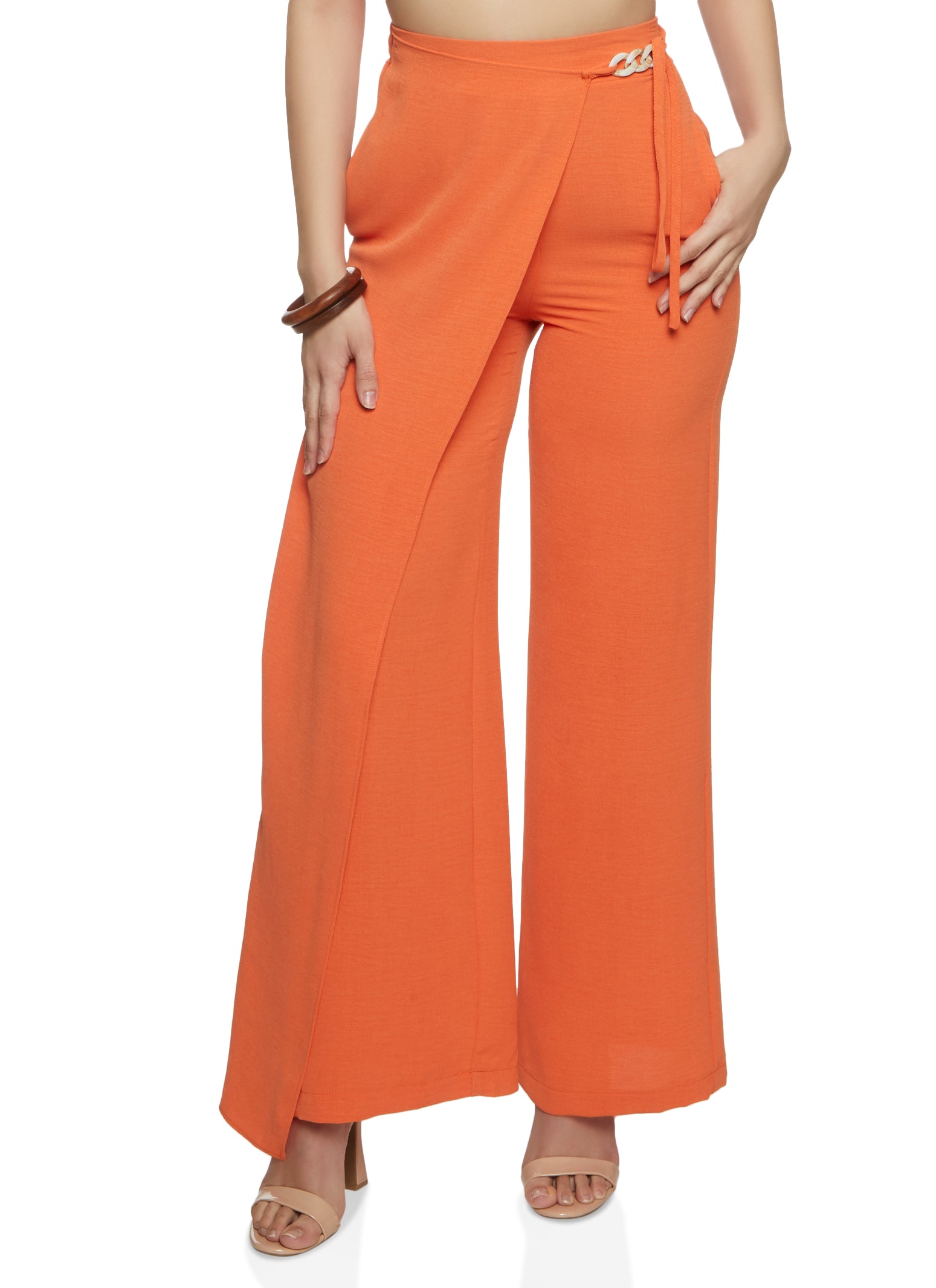 Pants HANITA Woman color Orange