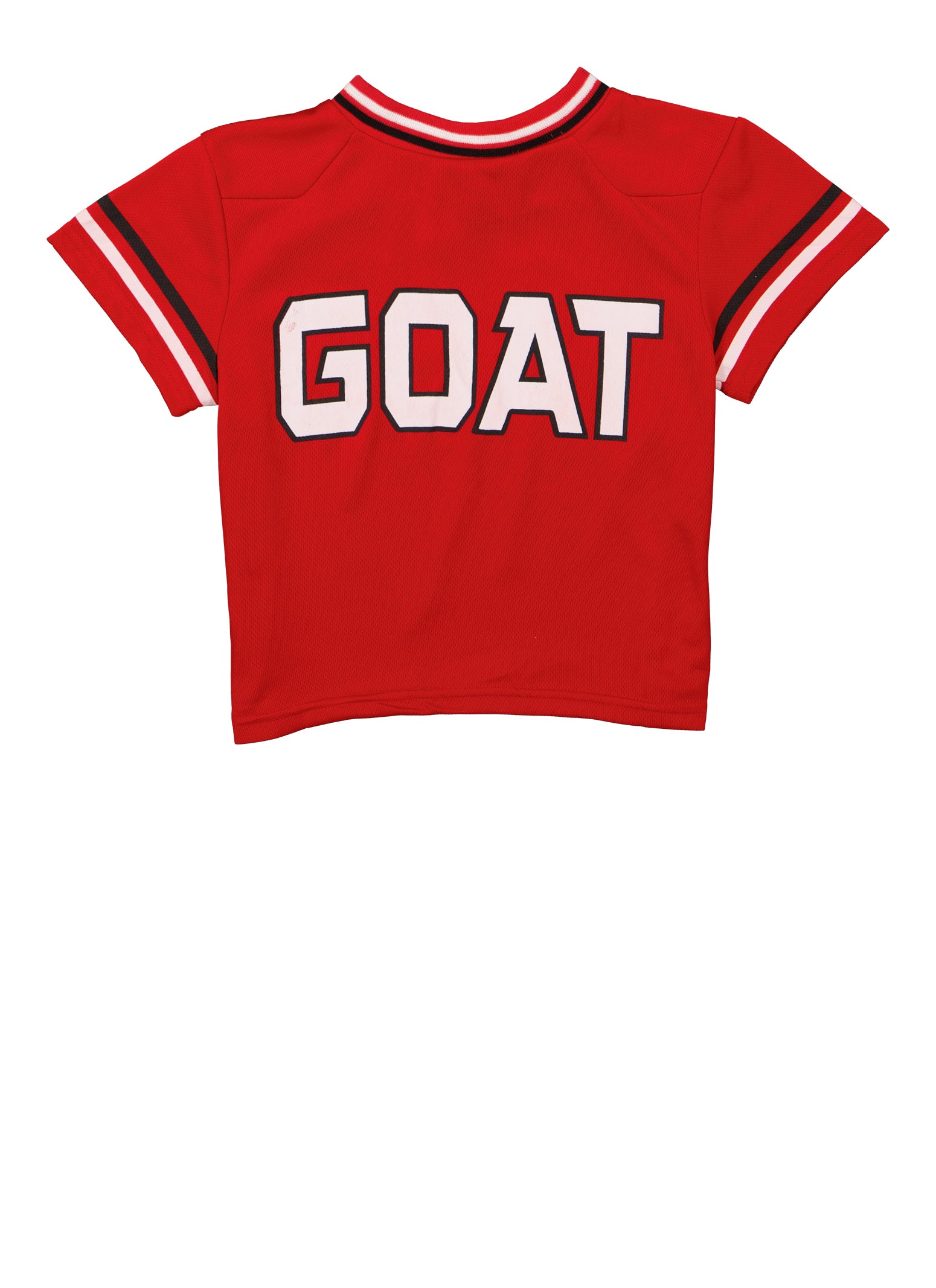 Toddler Boys 01 Goat V Neck Jersey, Red, Size 2T