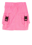 Little Girls Nylon Buckle Detail Cargo Pocket Skirt, ,