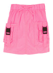 Girls Nylon Buckle Detail Cargo Pocket Skirt, ,
