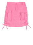 Girls Ruched Cargo Pocket Skirt, ,