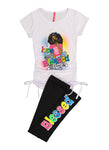 Girls I Love My Blessed Life Graphic Tee And Leggings, ,