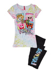 Girls Best Friends Forever Graphic Tee And Leggings, ,