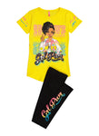 Girls Reversible Sequin Grl Pwr Graphic Tee And Leggings, ,