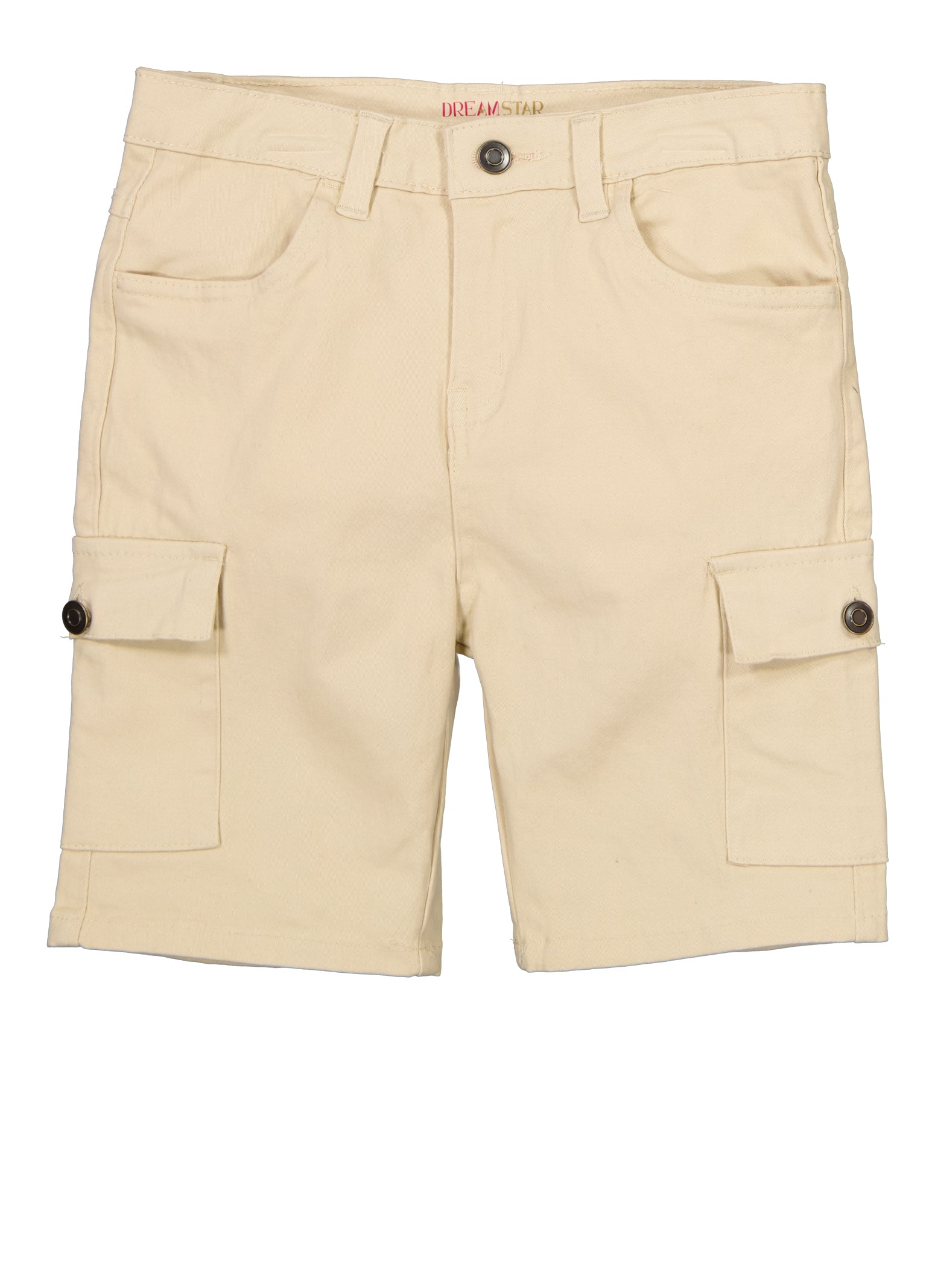 Girls Twill Cargo Pocket Bermuda Shorts,