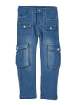 Little Girls Straight Fit Cargo Jeans, ,