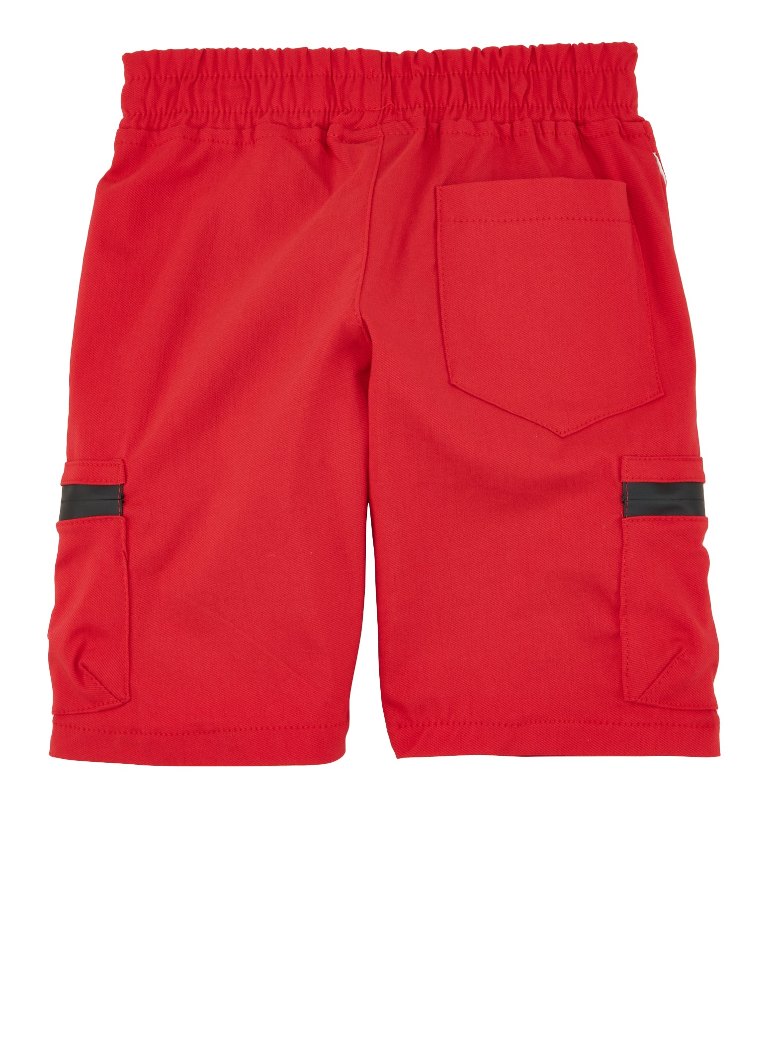 Little Boys Drawstring Cargo Shorts, Red, Size 7