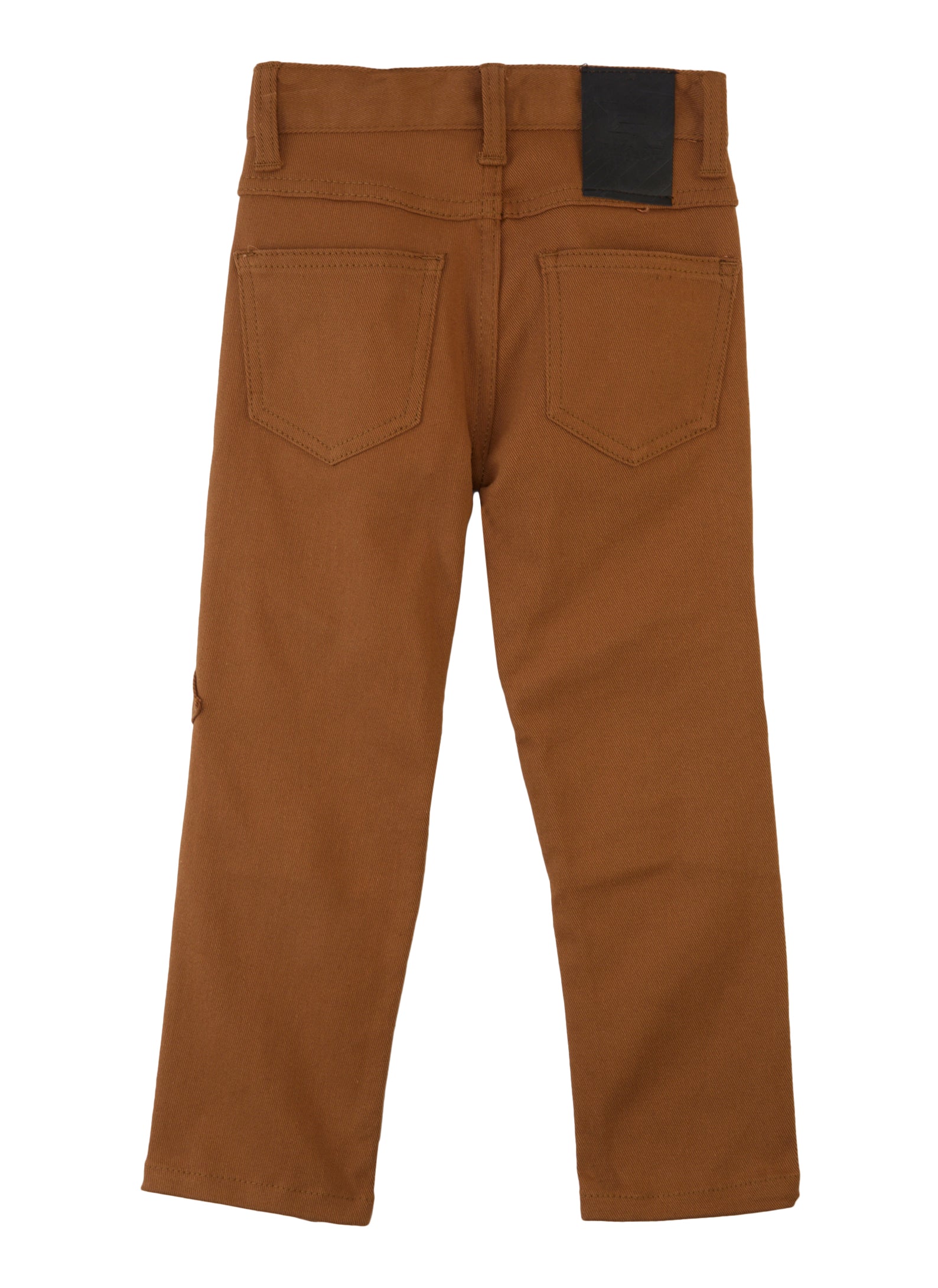 Little Boys Stretch Cargo Pocket Moto Jeans, Brown,