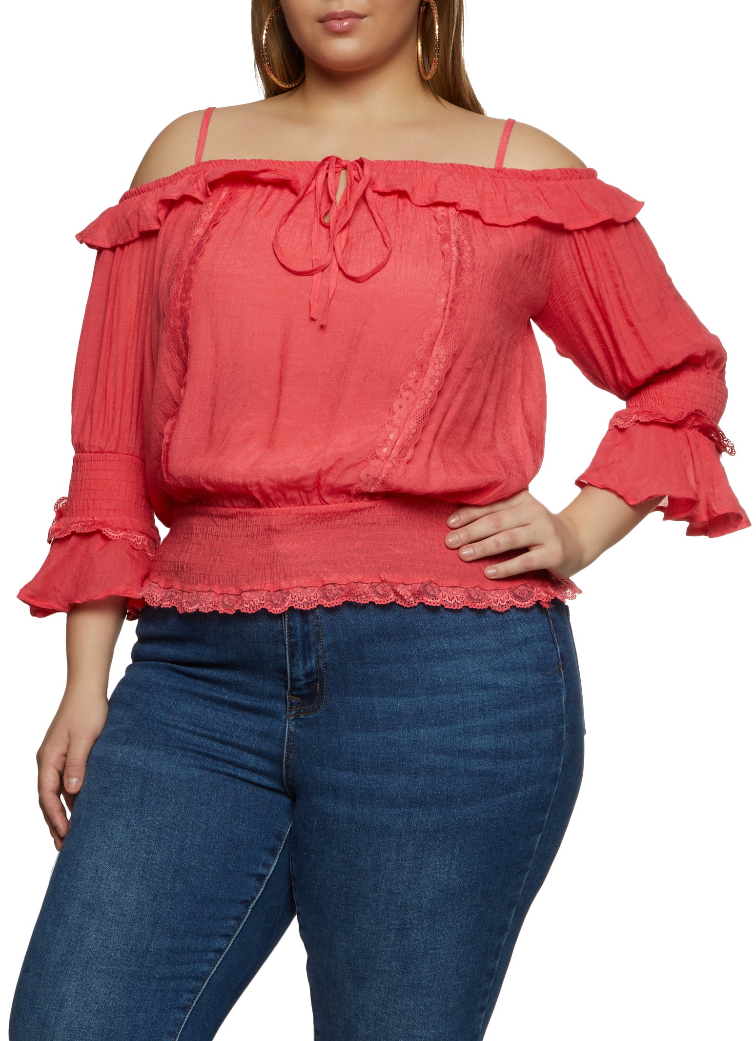 Plus Size Cold Shoulder Tops, Everyday Low Prices