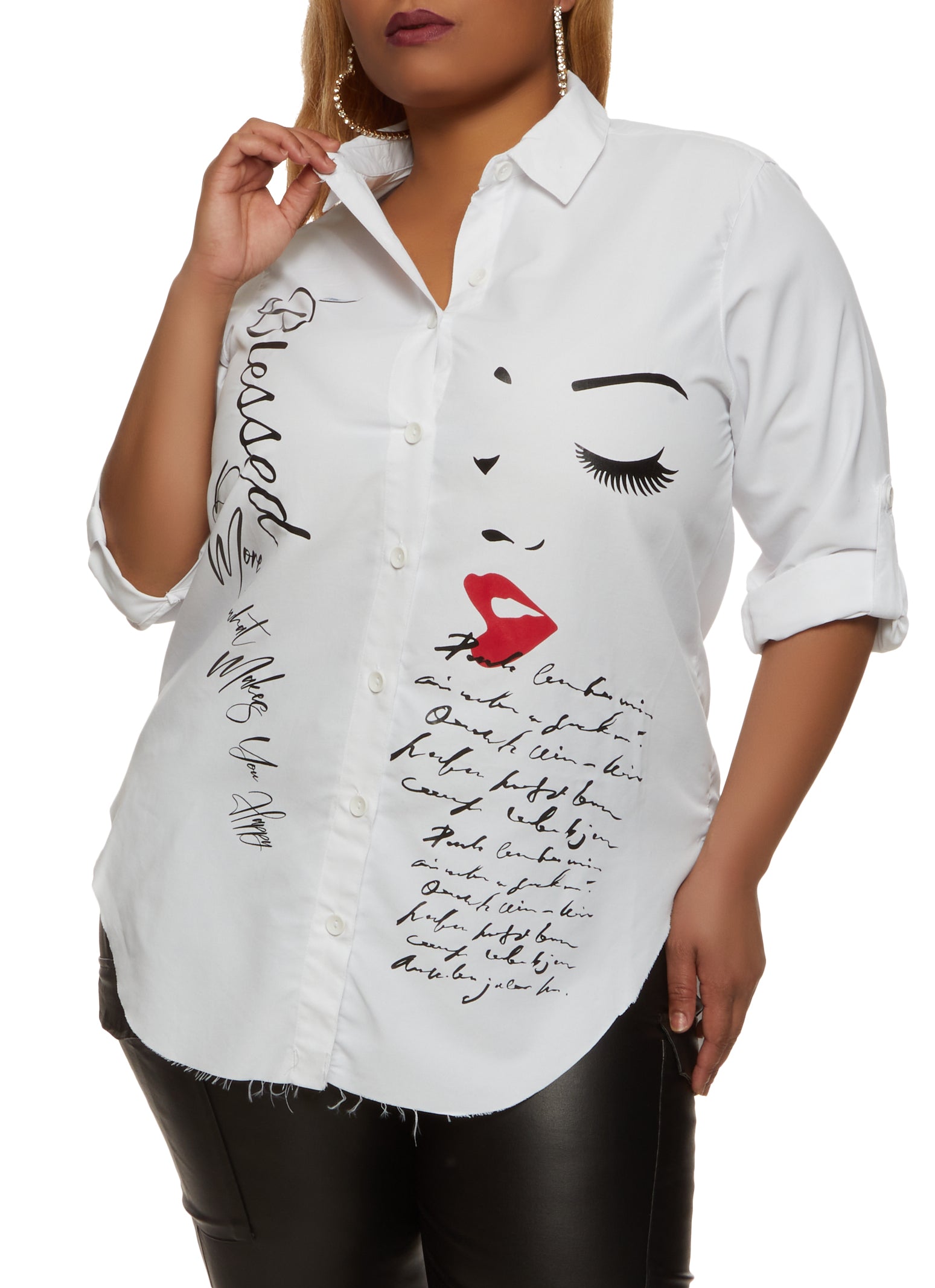 Plus Size White Tops, Everyday Low Prices