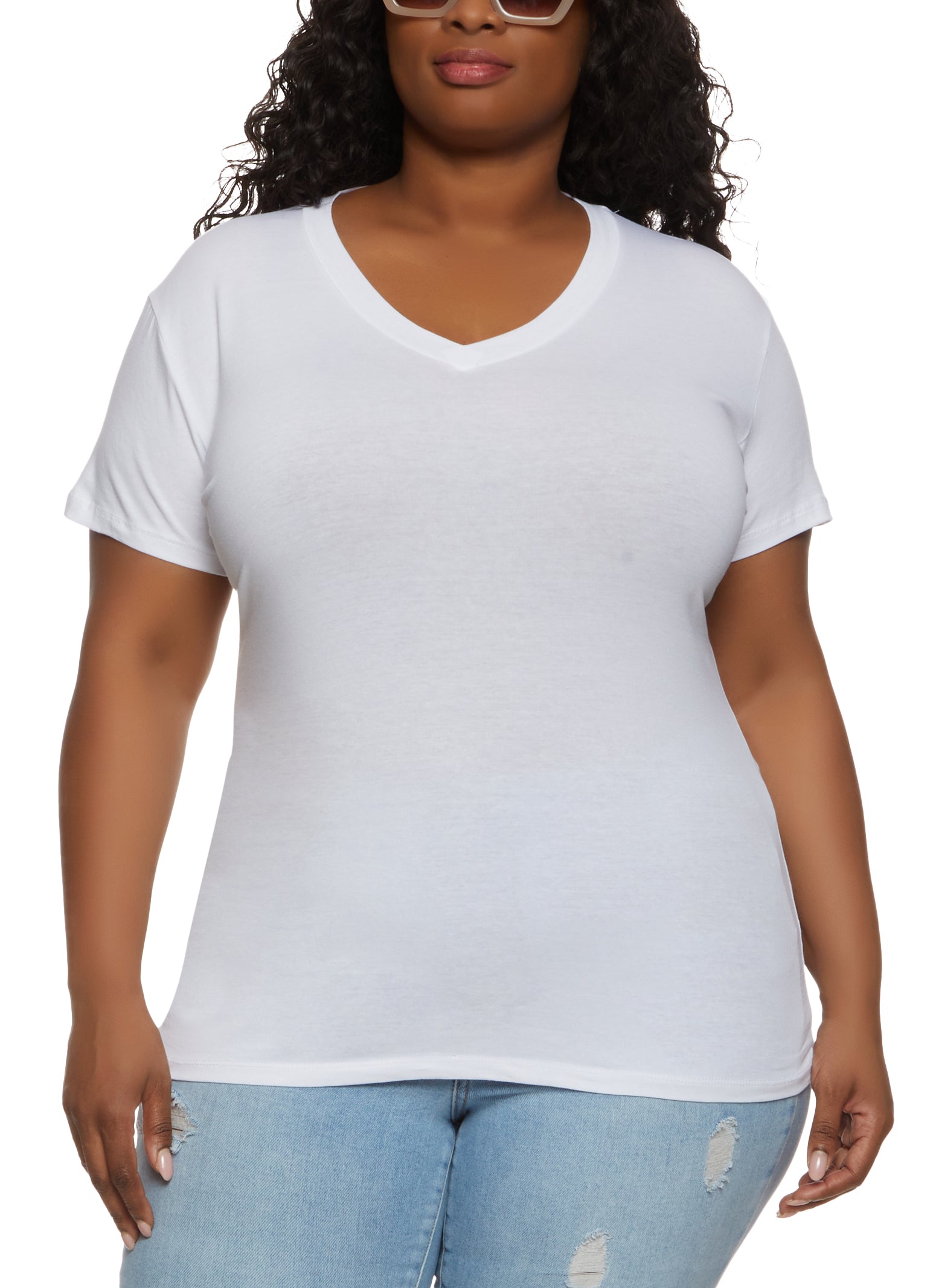 Plus Size White Tops, Everyday Low Prices