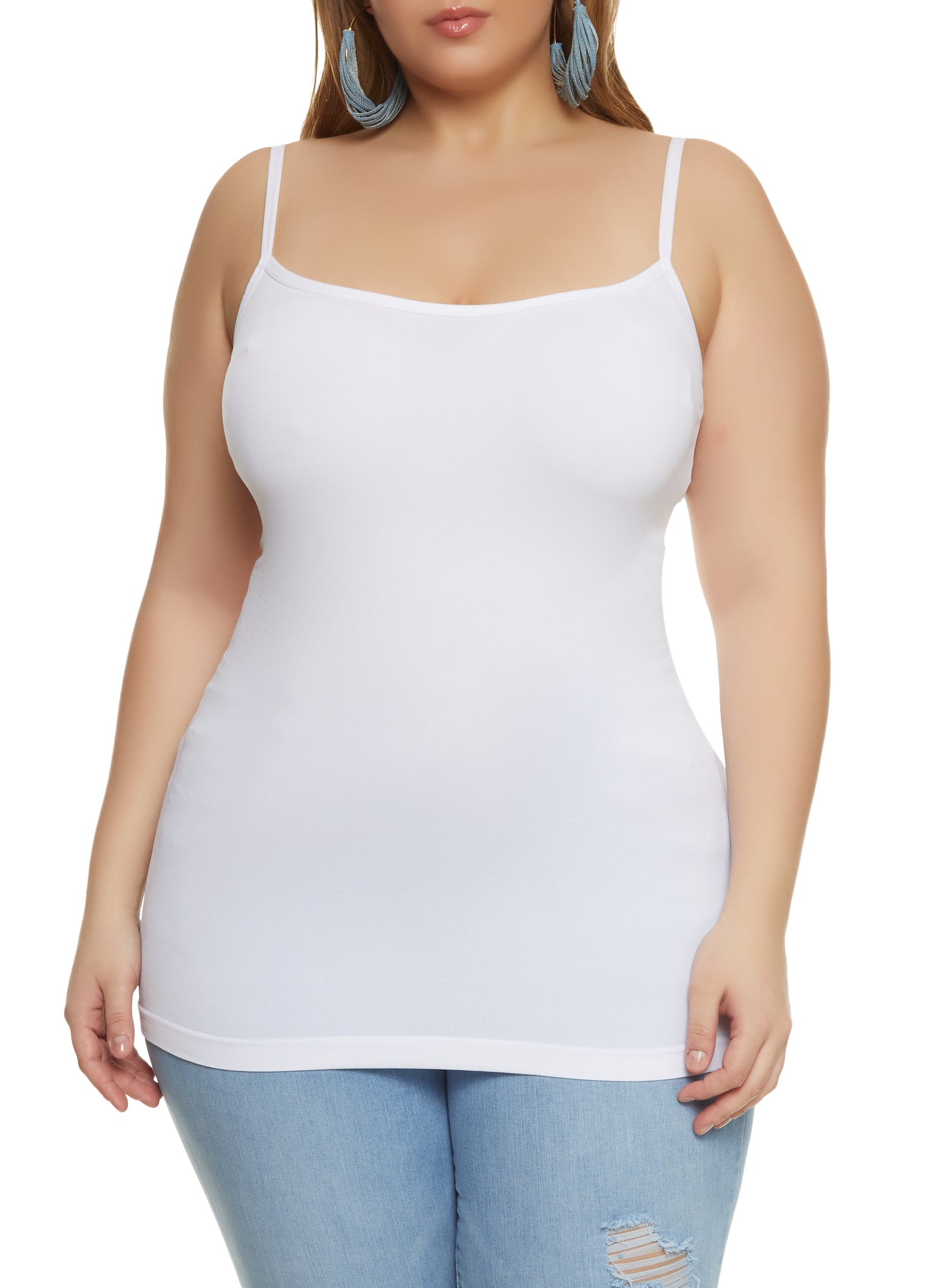 Plus Size Tank Tops, Camisoles & Racerbacks