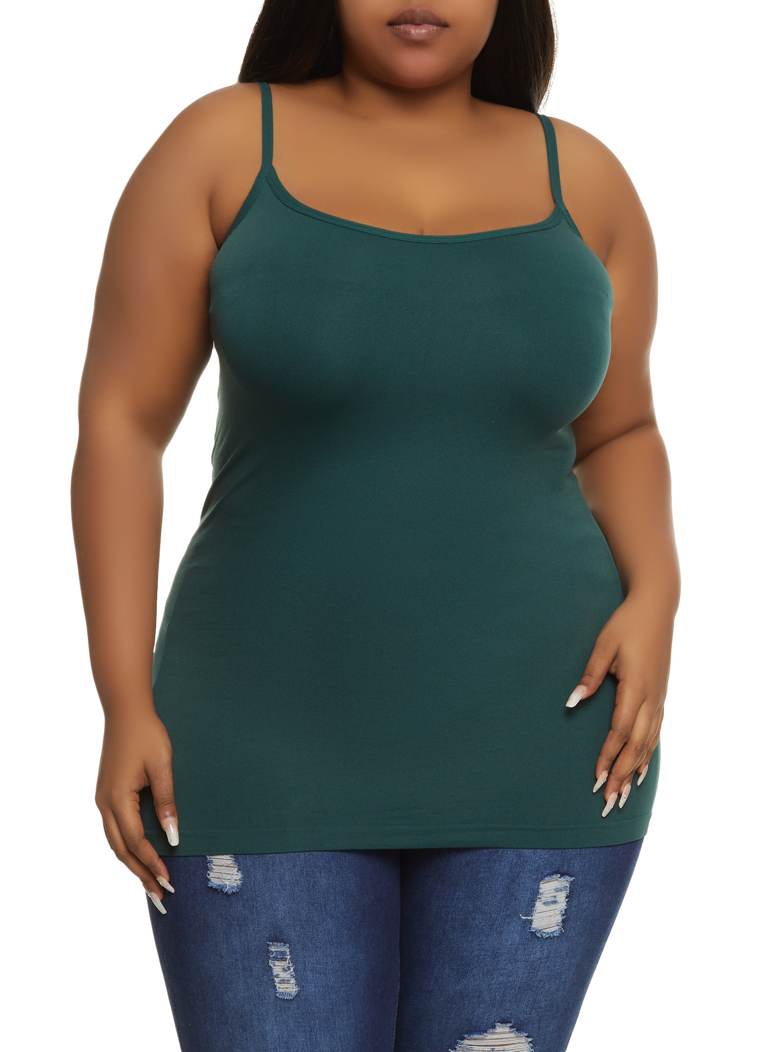 Plus Size Basic High Waist Leggings