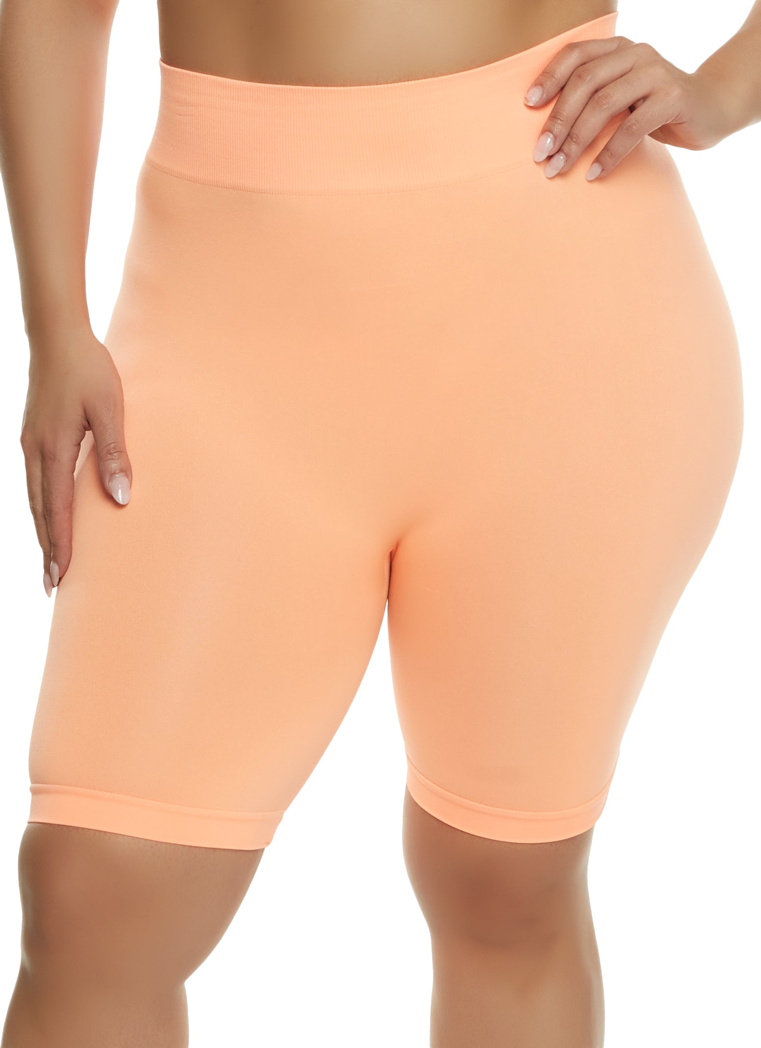 Zodggu Womens Orange Junior Shorts Womens Plus Size Comfy